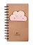 Блокнот Облачко с закрытыми глазками (объемная аппликация) (200стр) (11,5х18) — 2698721 — 1