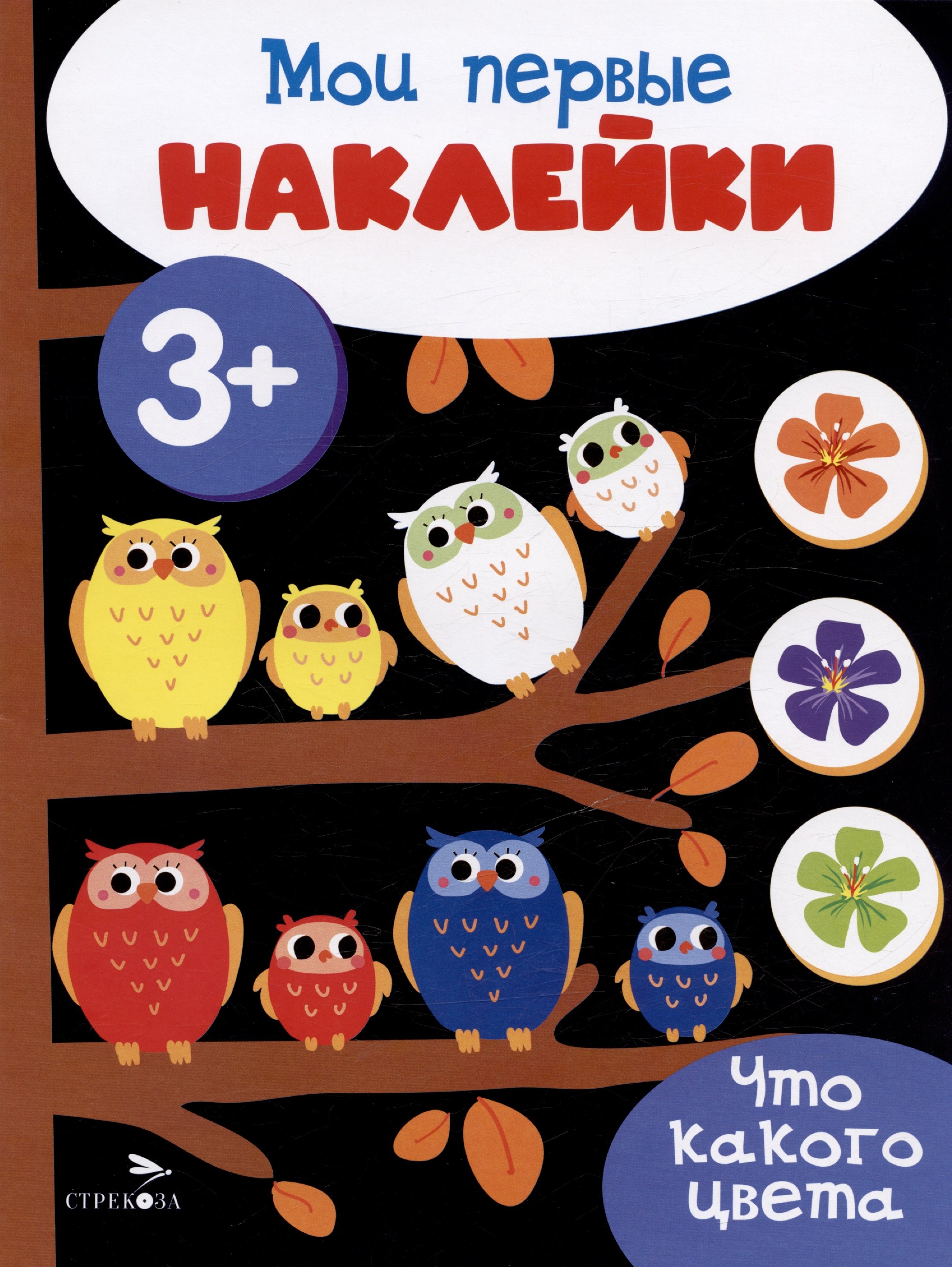 

Что какого цвета. Мои первые наклейки 3+