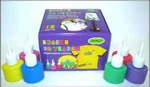 АКВА-КОЛОР Краски по ткани 25мл красная К3324