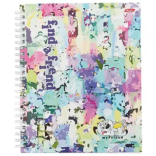 Тетрадь в клетку Hatber, Find a friend, 96 листов, в ассортименте 248911