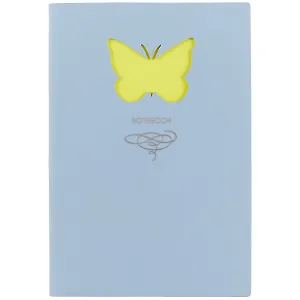 Книга для записей «Butterfly», голубая, 80 листов, А5