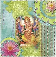 Наб. салф. для декупажа Болливуд/Пейсли (151225/077000) (2шт) (упаковка)