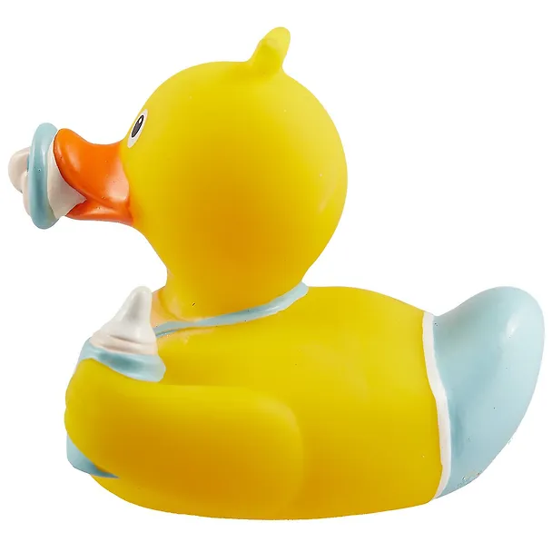 Игрушка для ванной, уточка резиновая FUNNY DUCKS "Уточка ребенок мальчик" (1849) 2563500 — 3