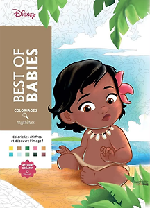 Раскраска по номерам «Coloriages mysteres Disney Best of - Babies»