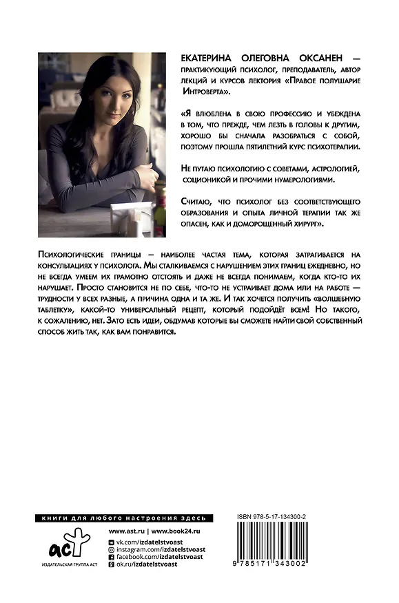 Книга Меня на всех не хватит! Психологические границы в семье и на работе (Екатерина Оксанен) — 2