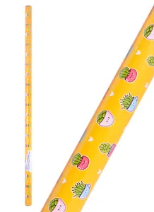 Бумага упаковочная 70*100см "Яркие краски" суперглад., инд.уп., ассорт