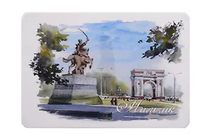 Магнит картон Площадь Дружбы (Нальчик) (МК/871/003)