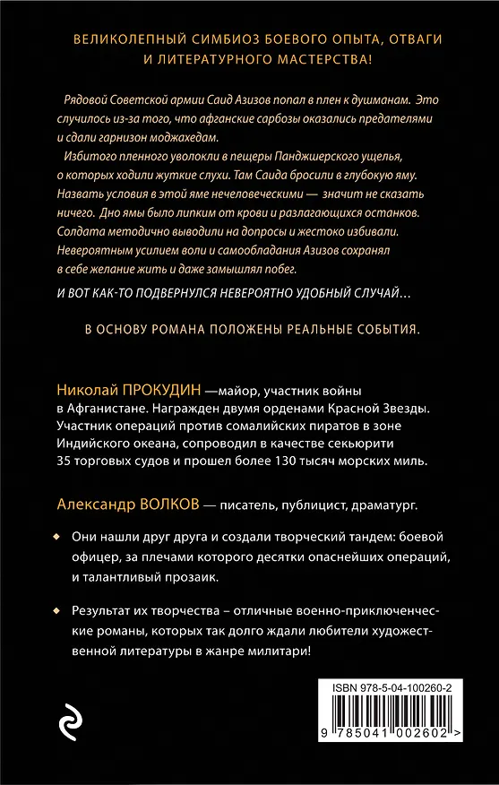 Книга Панджшерский узник (Александр Волков, Николай Прокудин) — 2