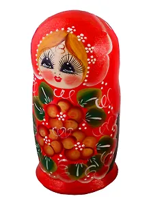 Матрешка 5 в 1 большая (Цветы, Эскиз 08, Полевые цветы) (М05160308)