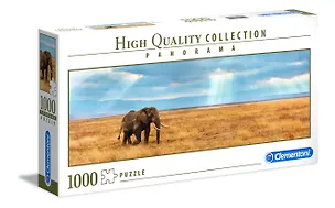 Пазл Clementoni 1000 эл. Панорама.39484 Слон 354913