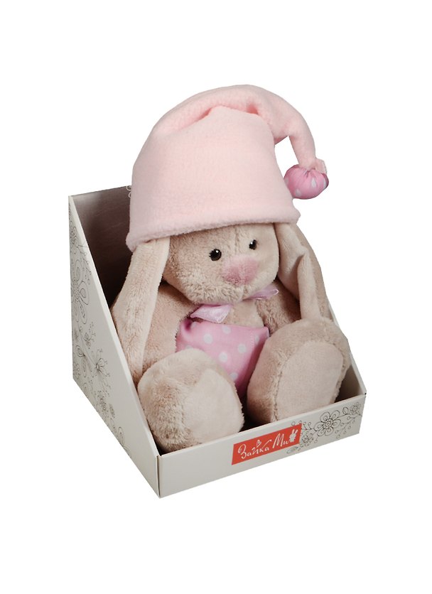 Мягкая игрушка Зайка Ми гномик в розовом (15 см) (SidX - 118) 2497396 — 1