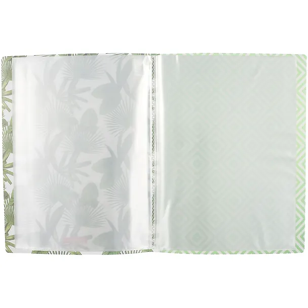 Папка 20ф А4 "Tropical Leaves" пластик, Erich Krause 259555 — 2