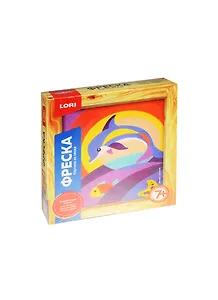 Набор для творчества LORI Фреска, Картина из песка "Дельфин"