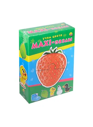 Рыжий кот МАКСИ-ПАЗЛЫ "Учим цвета" ПМ-1812 2416272