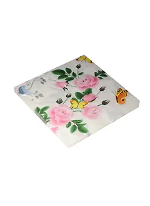 Салфетки (20шт/уп) Розы и бабочки на белом (11-01662-L8)