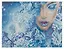 Алмазная мозаика классическая с подрамником с полным заполнением "Снежная девушка", 30 х 40 см — 3006543 — 1