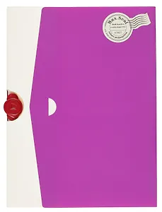 Папка-конверт, Comix, А4, на кнопке, в ассортименте