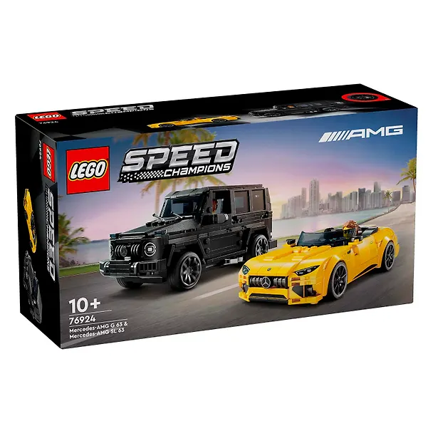 LEGO Speed Champions: Mercedes-AMG G 63 и Mercedes-AMG SL 63, 808 деталей (76924) 3139760 — 2
