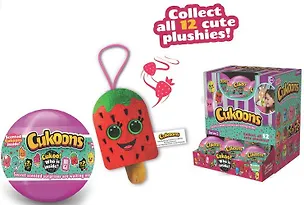 Игрушка, Десерты Cukoons (мягконабивная), 7см в пластмассовом шаре SP0007 351188