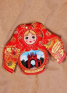 Магнит раздвижной в форме матрешки «Краснодар», 6,2 х 9 см 1885703