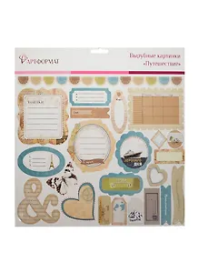 Набор для творчества Вырубные картинки Путешествия 3D-эффект AF07-111-05