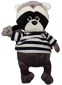 Игрушка мягкая, Orange Toys, Енотик Дэнни в тельняшке, 20см