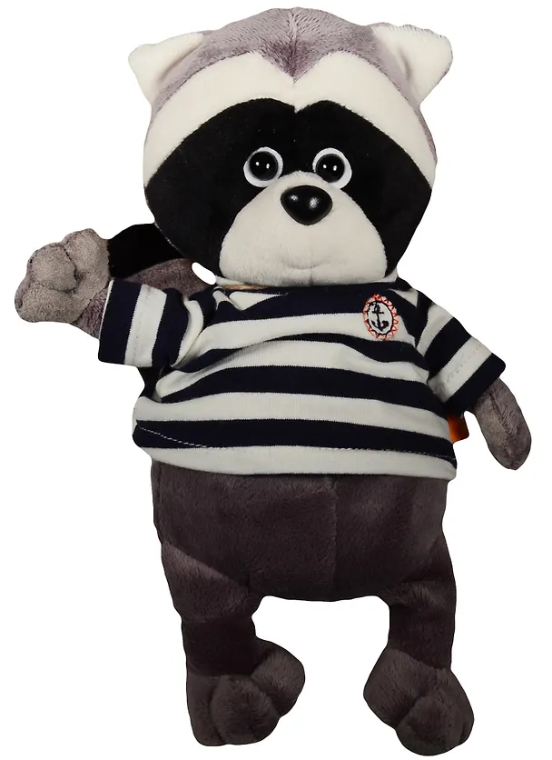 Игрушка мягкая, Orange Toys, Енотик Дэнни в тельняшке, 20см 2563914 — 1