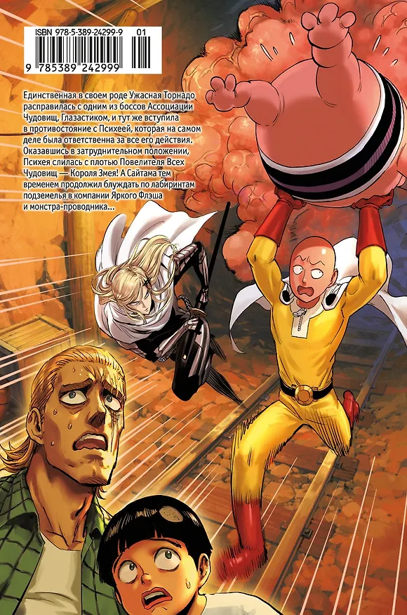 Ванпанчмен. Книга 14 (Том 27, 28) - Вся мощь Торнадо. В бездну. (One Punch-Man). Манга 3013270 — 2