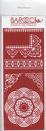 Трафарет универсальный Кружевной комплект 2 (ТУ-09) (8,5х23) 2371420