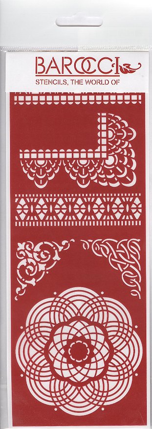 Трафарет универсальный Кружевной комплект 2 (ТУ-09) (8,5х23) 2371420 — 1