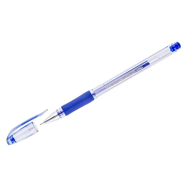 Гелевая ручка синяя 0,7 мм, Crown 224078 — 5