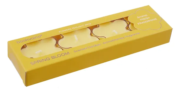 Набор чайных свечей «Цветы Spring bloom», Франжипани, 4 штуки 3111847 — 3