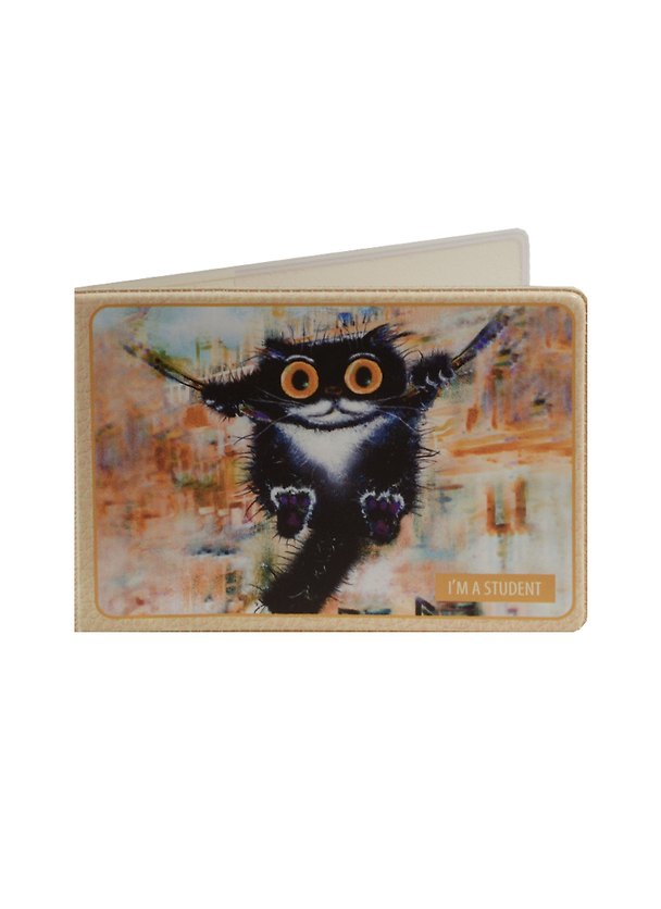 Обложка на студенческий билет «Cat in the City» 2502792 — 1