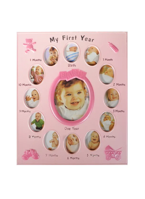 Фоторамка My first year (30х25) розовая (39-245) 2460707 — 1