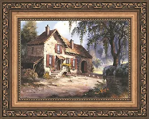 Картина Старая ферма (sj56) (13х18) 2392217