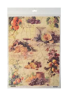 Рисовая бумага для декупажа Натюрморты 28,2х38,4см. CP04341