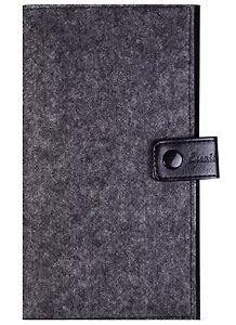 Обложка-органайзер для путешествий феТетрадь графит+черный, сариф черный, 2 отд., карманы, Escalada