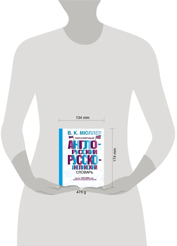 Книга Популярный англо-русский. Русско-английский словарь: около 130 000 слов, словосочетаний и значений (Владимир Мюллер) — 5