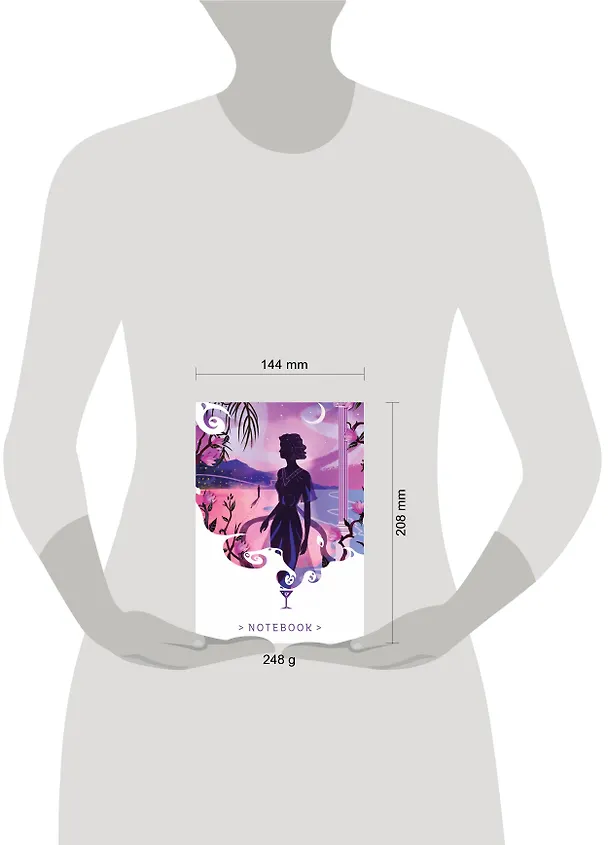 Книга для записей А5 96л тчк. "Ночь нежна" интегр.обл. 2995154 — 4
