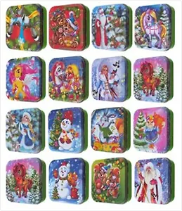 Монпансье Леденцовое премиум -тематикаНовый год,квадрат,60г