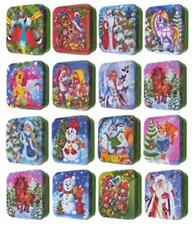 Монпансье Леденцовое премиум -тематикаНовый год,квадрат,60г 2386606