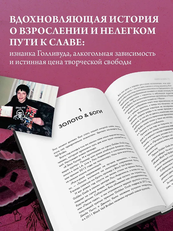 Книга Они не поймут эти истории: Вдохновляющая автобиография солиста Black Veil Brides Энди Бирсака (Энди Бирсак) — 6