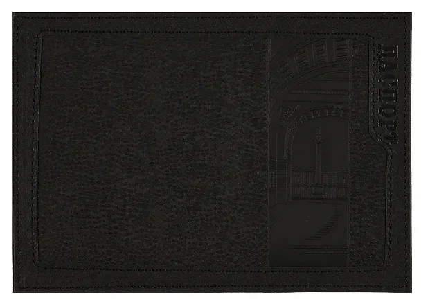 Обложка для паспорта кожа, тиснение СПб, 100х135, в асс. 7-847к 318001 — 1