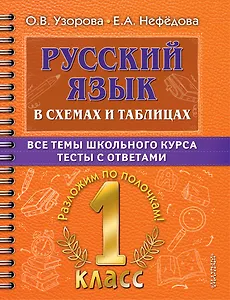 Русский язык в схемах и таблицах. Все темы школьного курса. Тесты с ответами: 1 класс