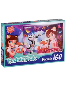 Пазл 160 Энчантималс Фелисити и Сейдж (03543) (+магнитик) (3+) (коробка) (Enchantimals)