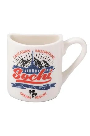 Магнит-кружка половинка фарфор Эмблема (фарфор) (Сочи) (05-5K-135E) 3133817