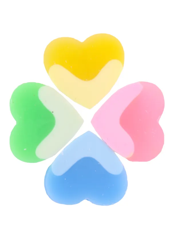 Ластик «Hearts», 4 штуки, в ассортименте 2889881 — 1