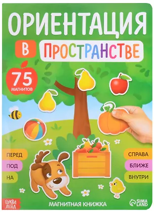 Книга Магнитная книжка "Ориентация в пространстве". 75 магнитов ()