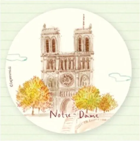 Карманное зеркало Notre-Dame (D12-20) 2372651 — 1