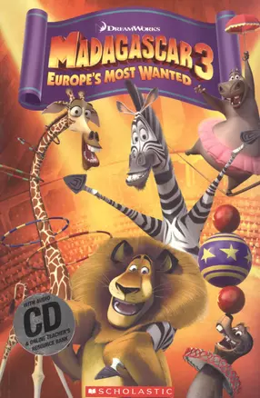 Popcorn Rdr: Lev 3: Madagascar 3: Europes Most Wanted with CD — 2522153 — 1